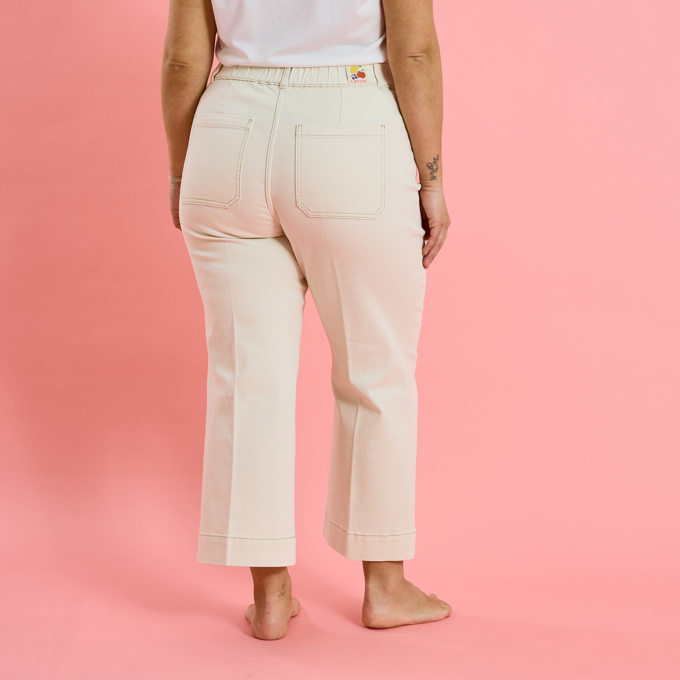 Jean flare raccourci NAPOLI RF02 femme