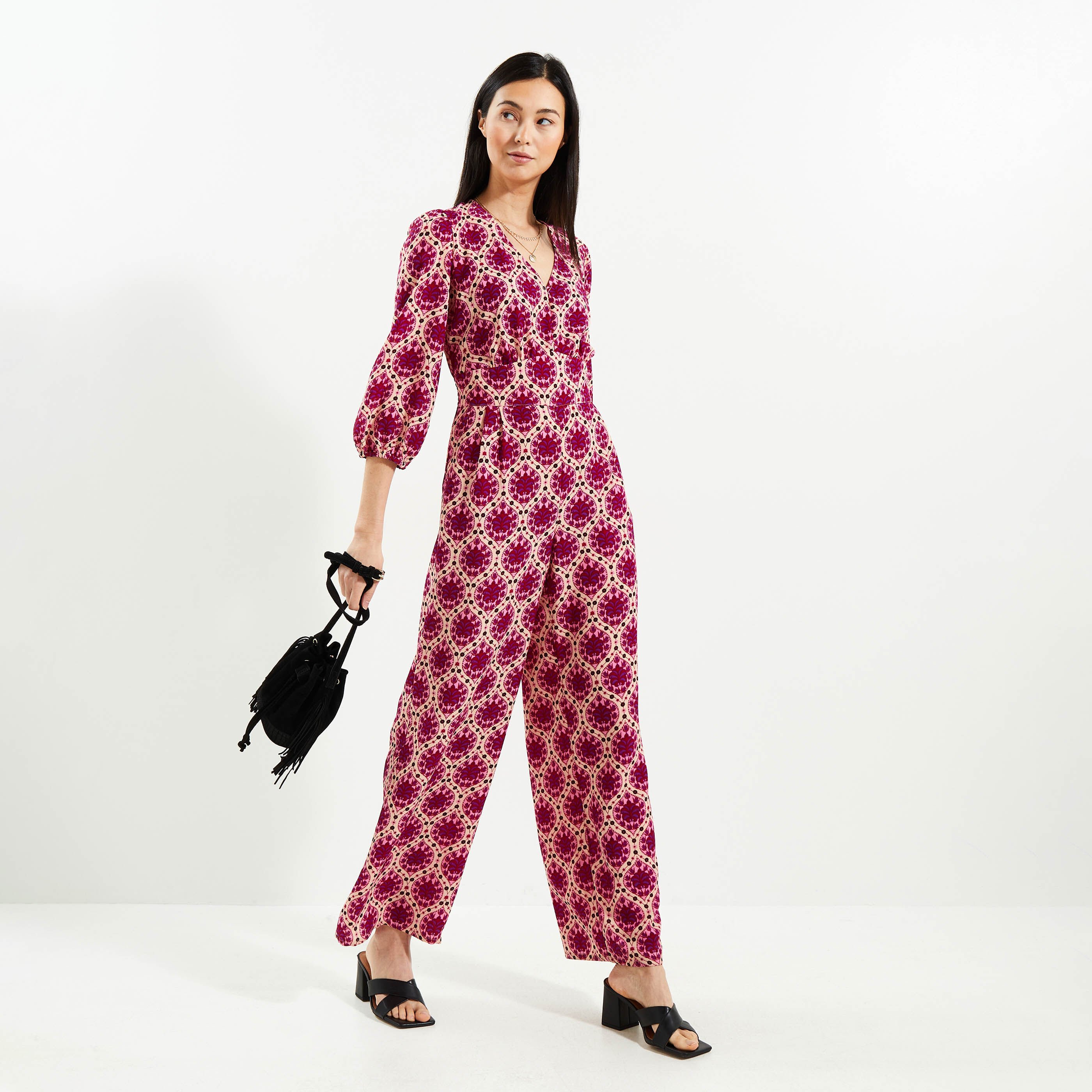 Combinaison imprim&eacute;e femme