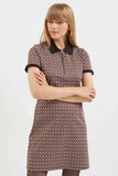 Robe en maille jacquard 