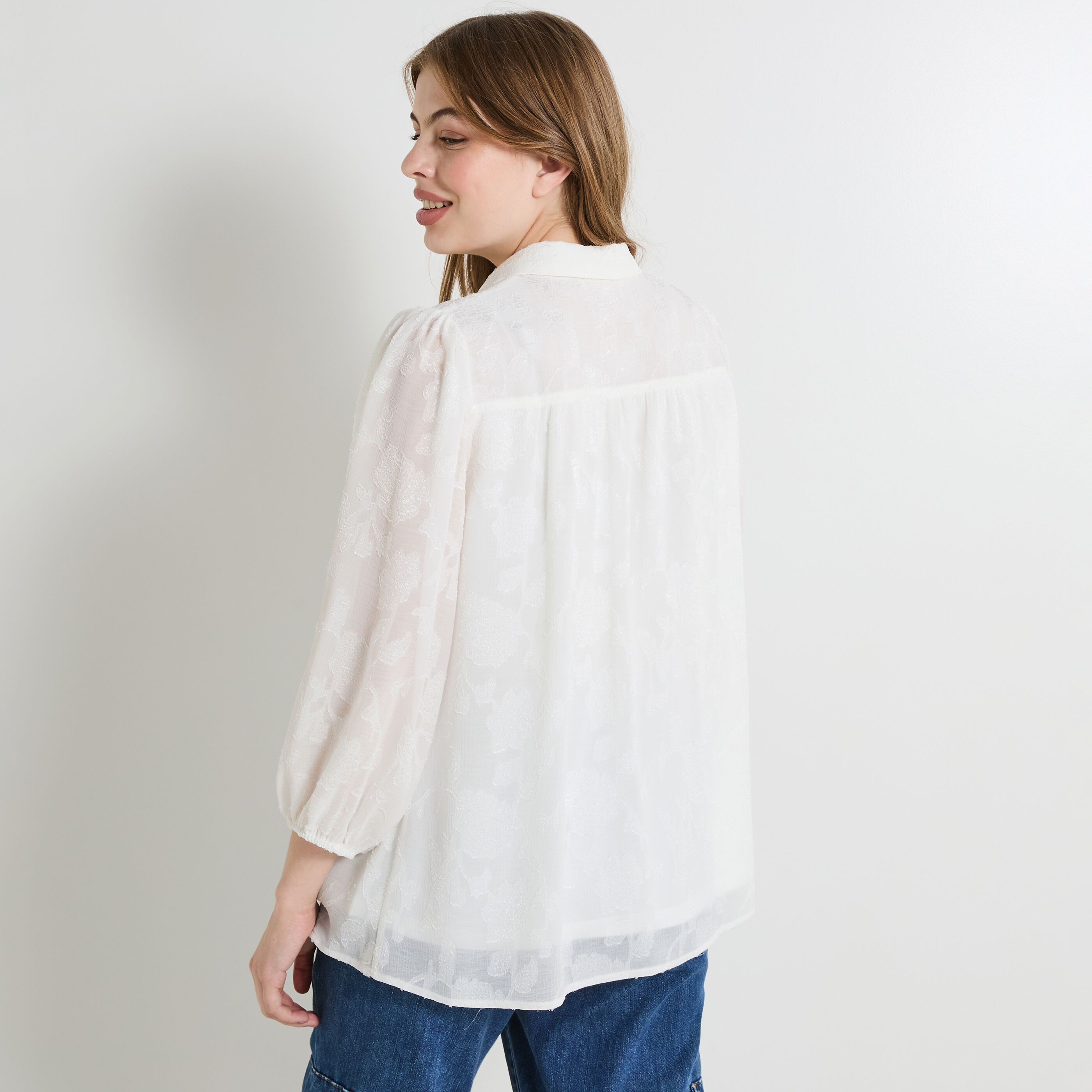 Blouse manches longues femme