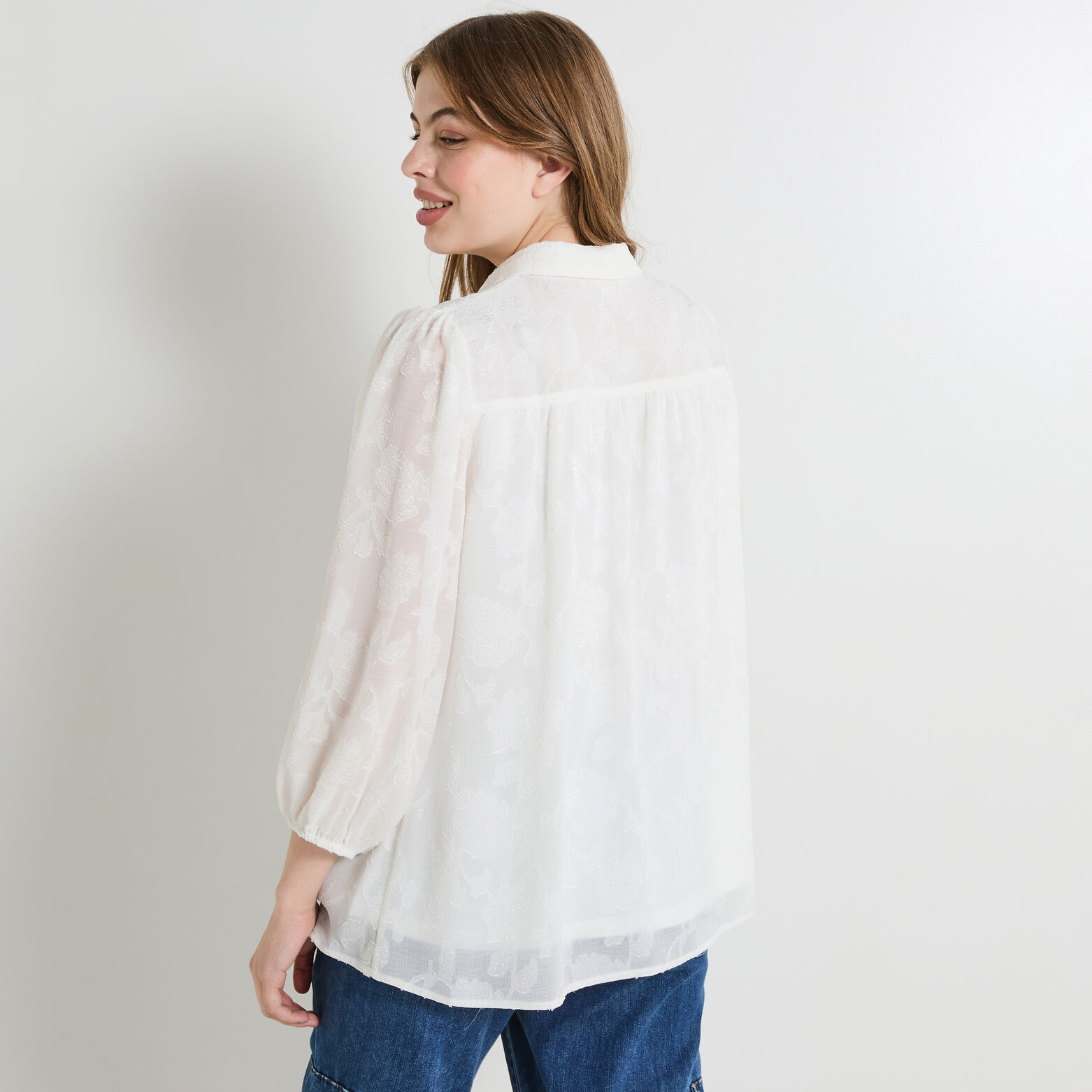 Blouse manches longues femme