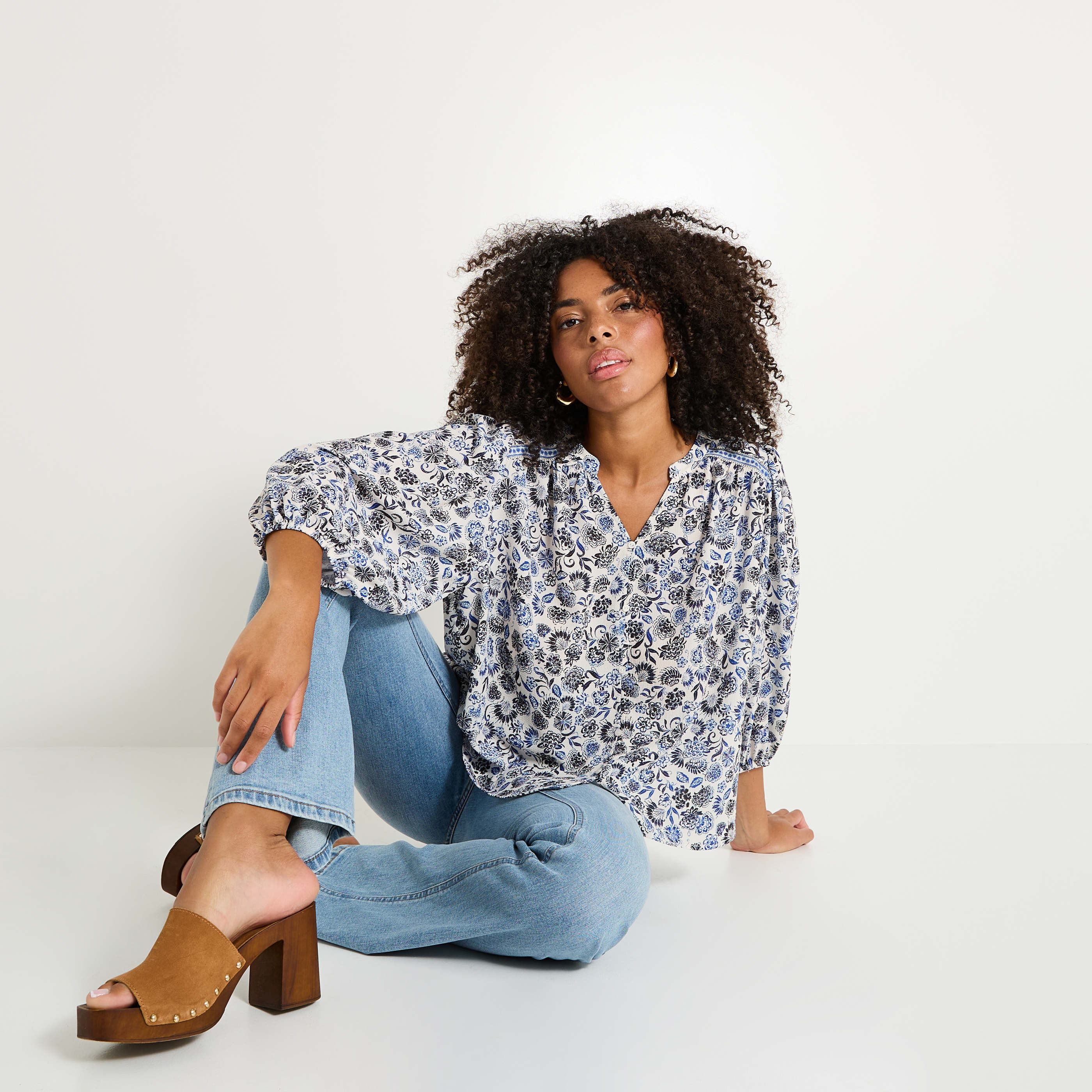 Chemisier oversize femme