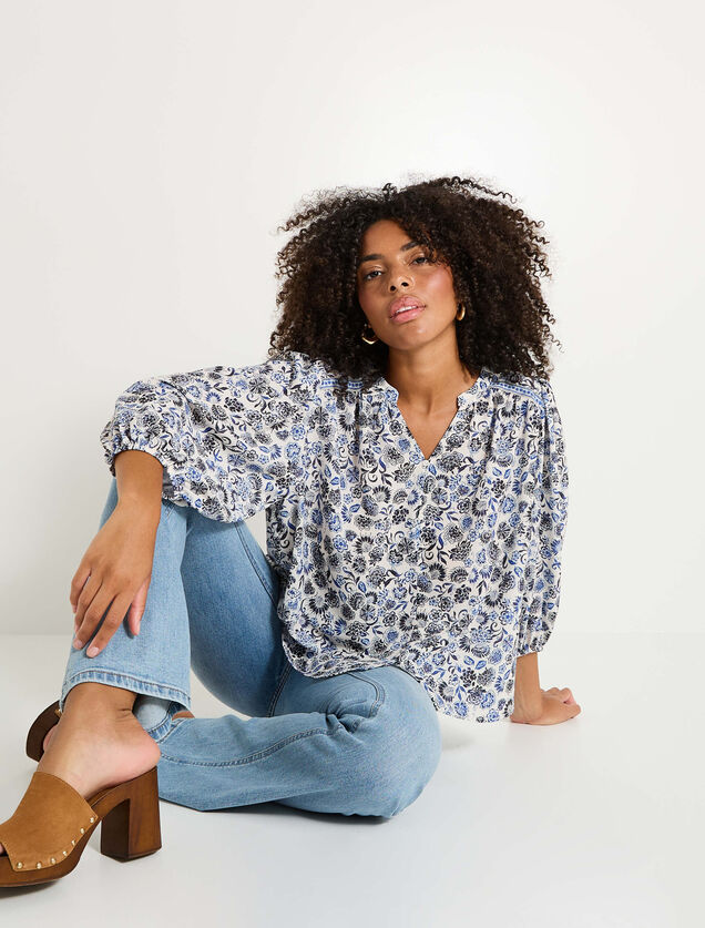 Chemisier oversize femme