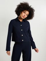 Veste col chemise femme