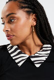 T-shirt col chemise femme