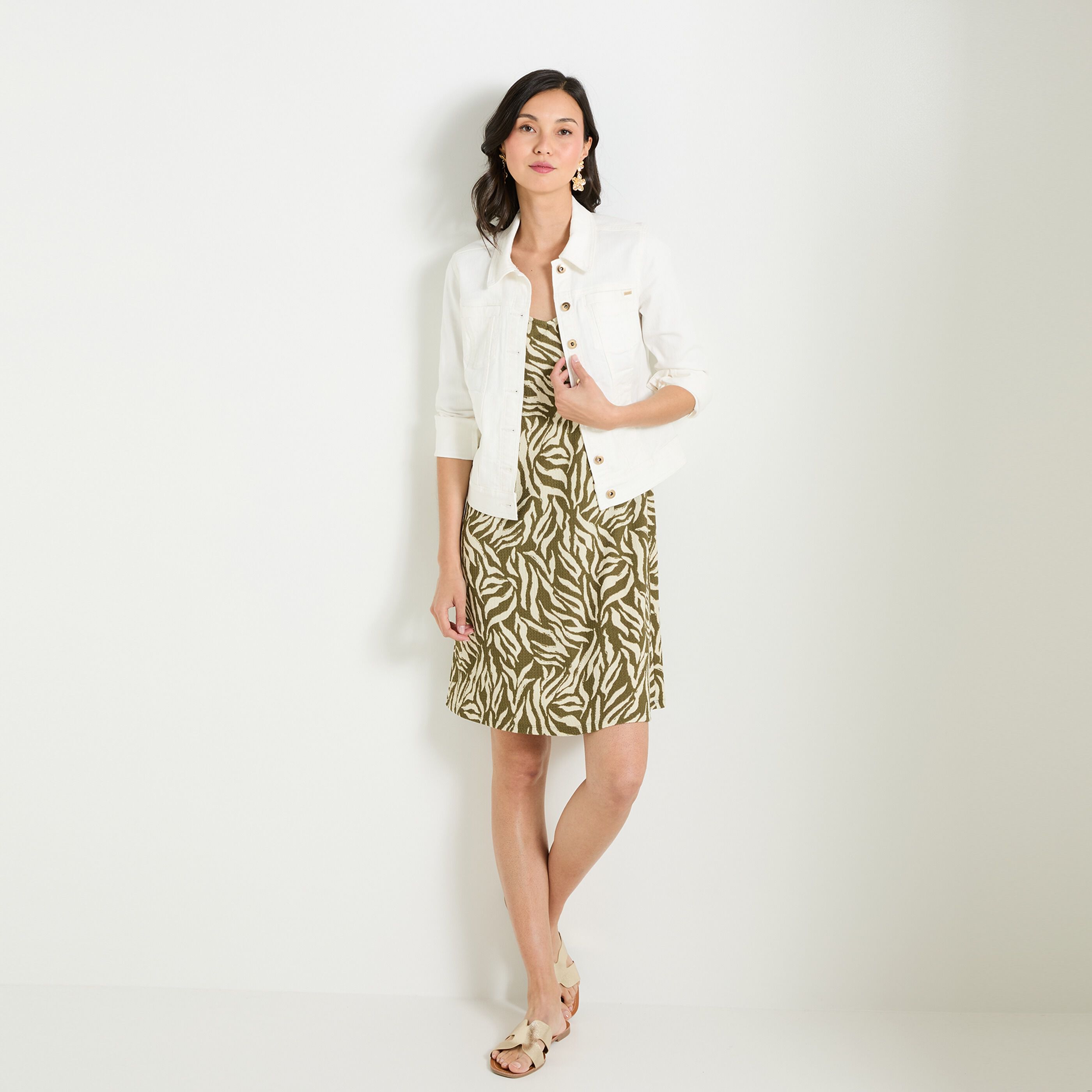 Robe imprim&eacute;e femme