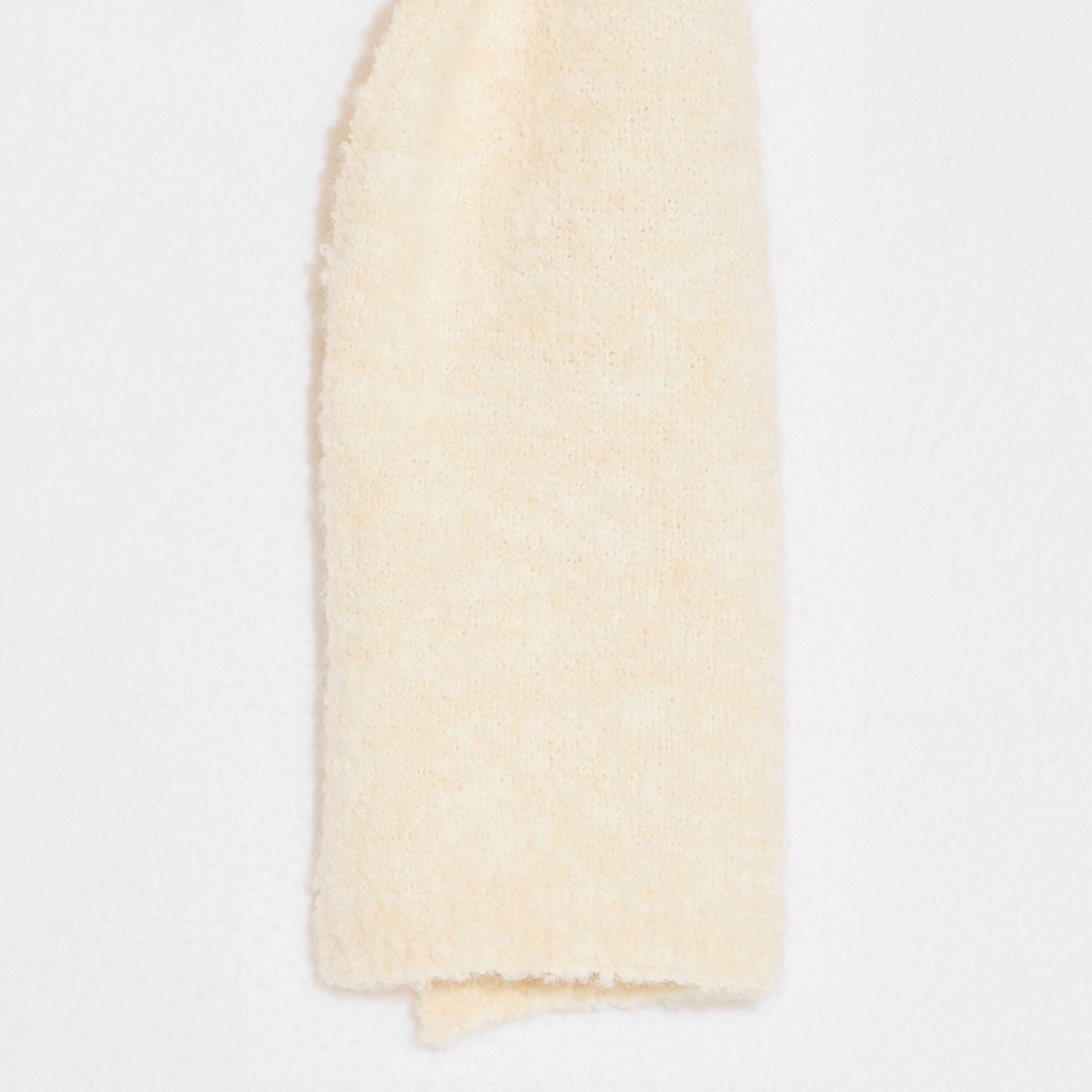 Echarpe douce en maille bouclette femme