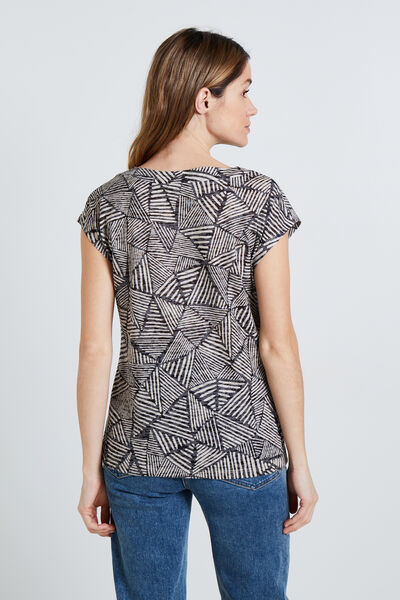 Tshirt col V femme