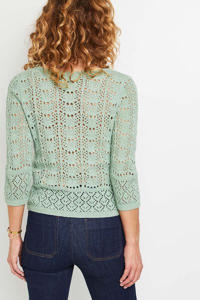 Pull ajouré femme