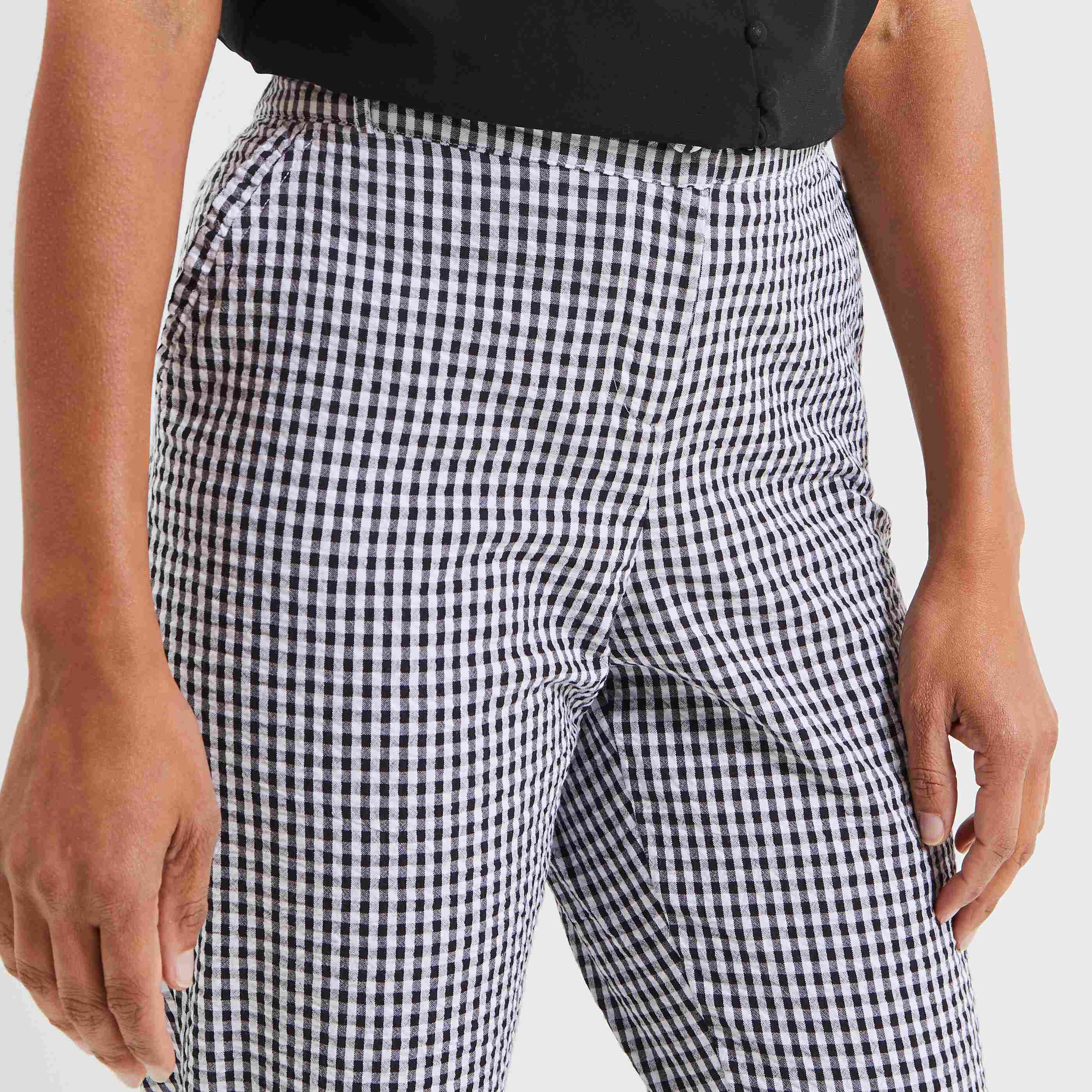 Pantalon vichy online femme