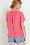 Blouse manches courtes femme