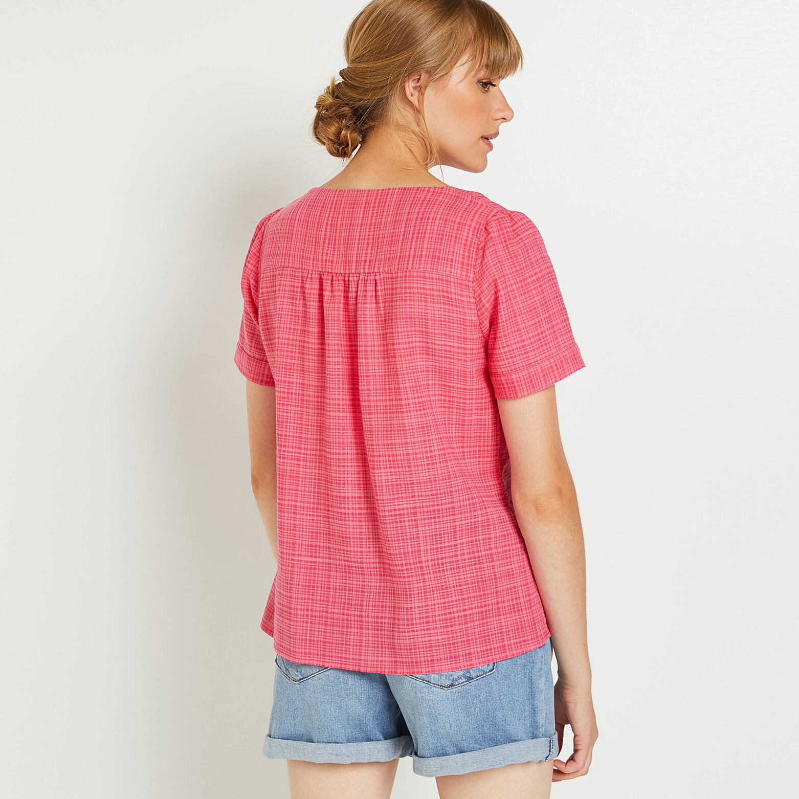 Blouse manches courtes femme