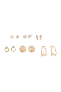 Set de 6 paires de boucles d'oreilles