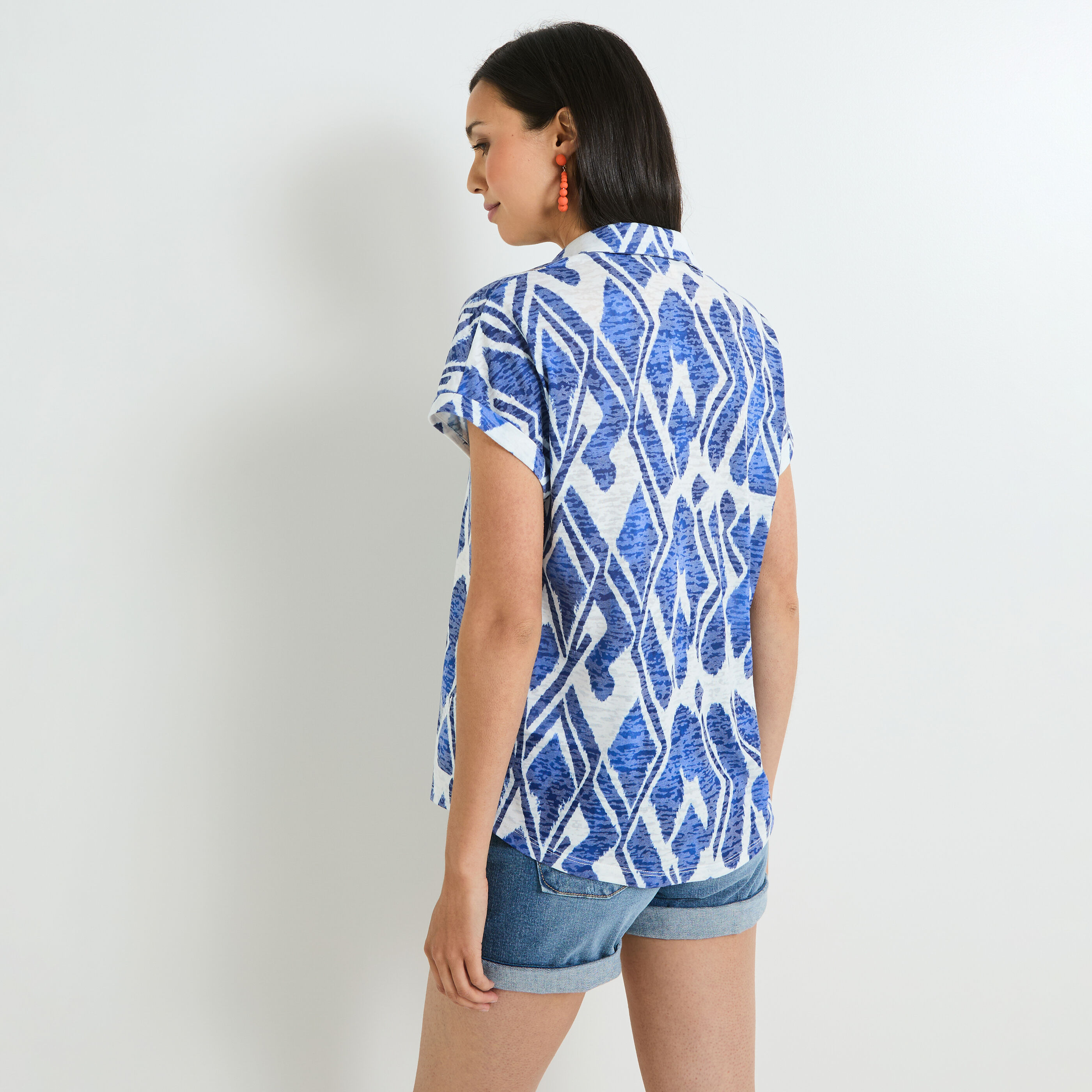 Chemise manches courtes femme