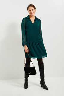 Robe voile habillée femme