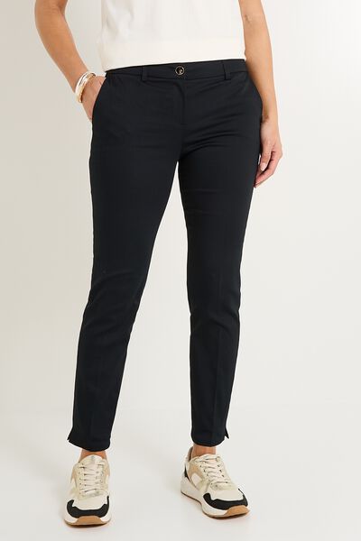 Pantalon tall raccourci femme