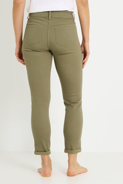 Pantalon fluide coupe carotte femme grande taille rose Pantalon fluide coupe carotte femme grande taille rose