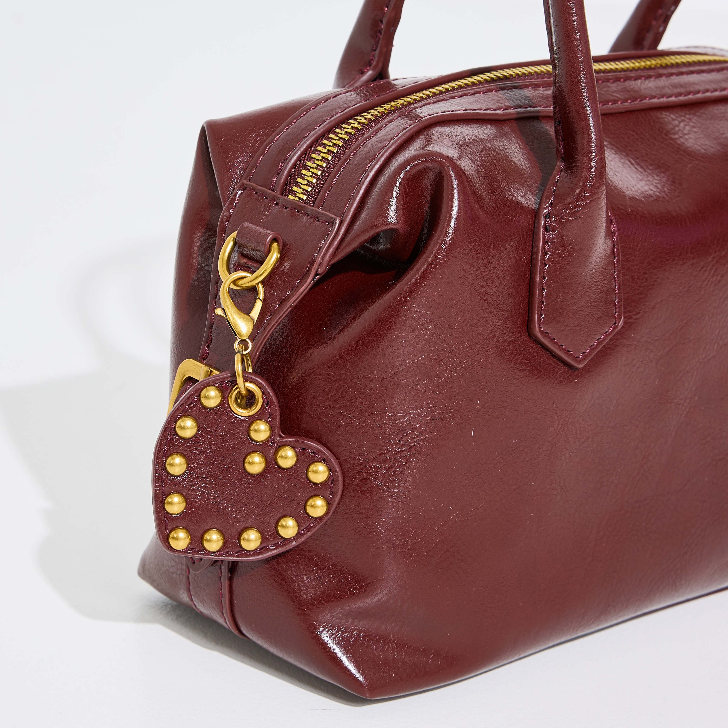 Sac bowling avec grigri coeur femme