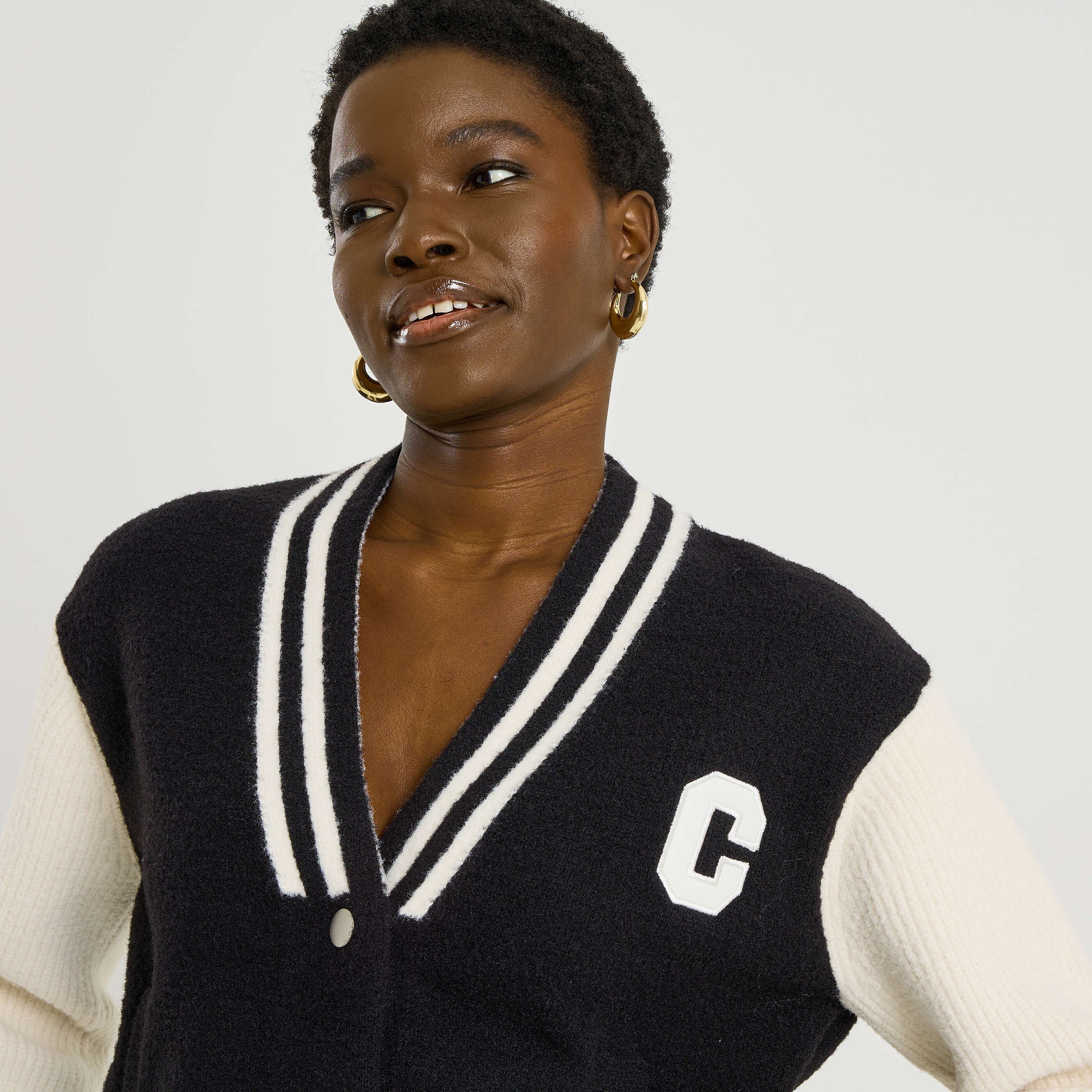 Gilet forme bomber femme