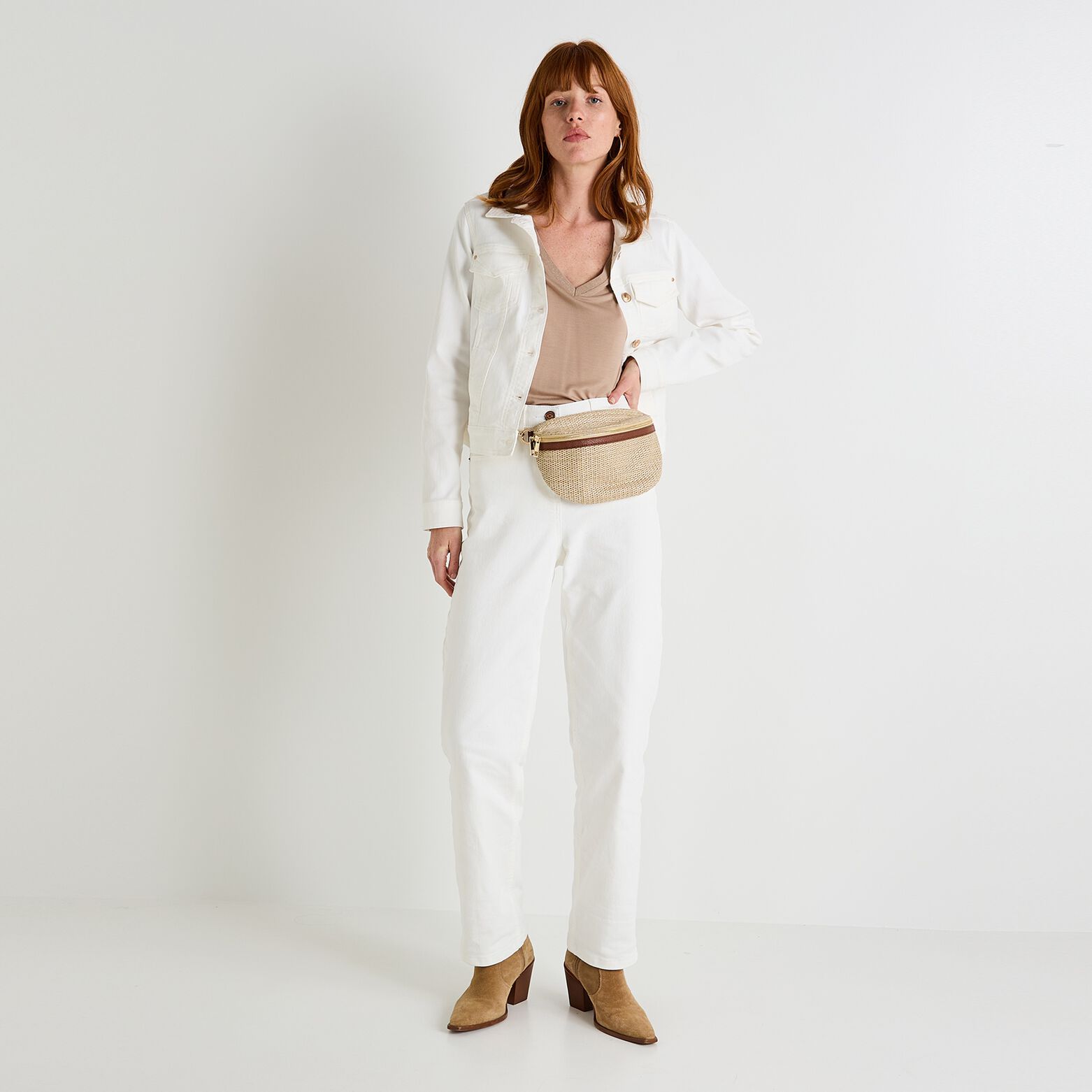 Veste en jean femme