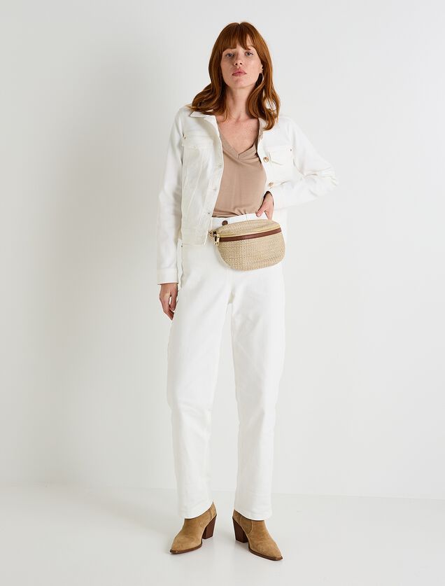 Veste en jean femme