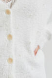 Gilet fluffy femme