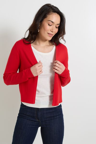 Gilet col V femme