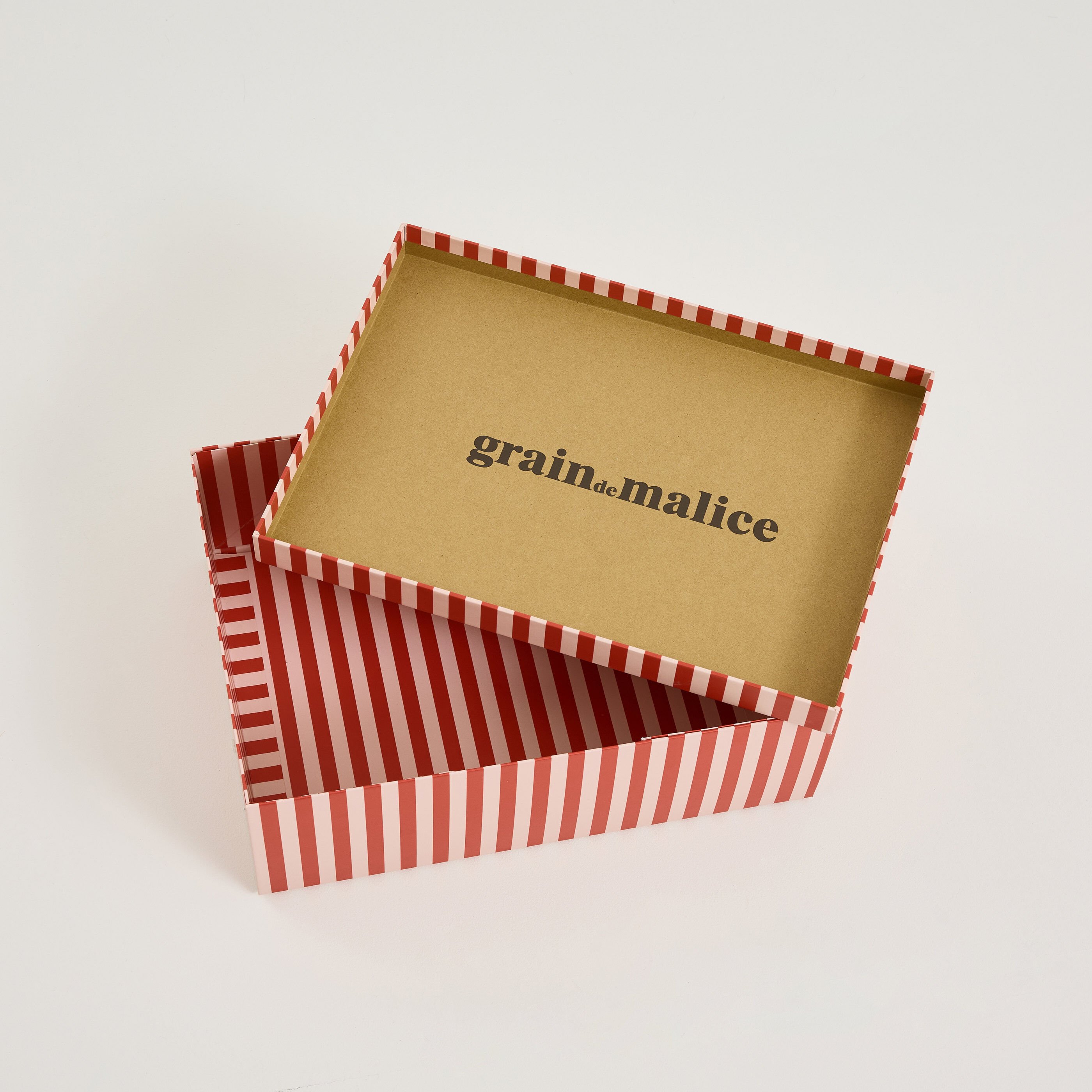 Boite de rangement motif ray&eacute;