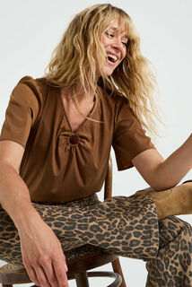 Blouse satinée unie femme
