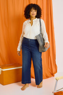 Jean flare raccourci KANSAS RF02 femme