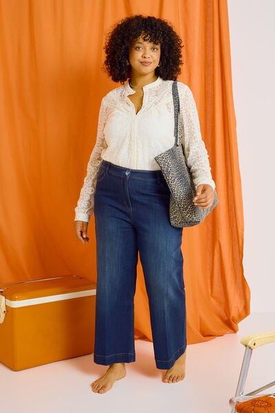 Jean flare raccourci KANSAS RF02 femme