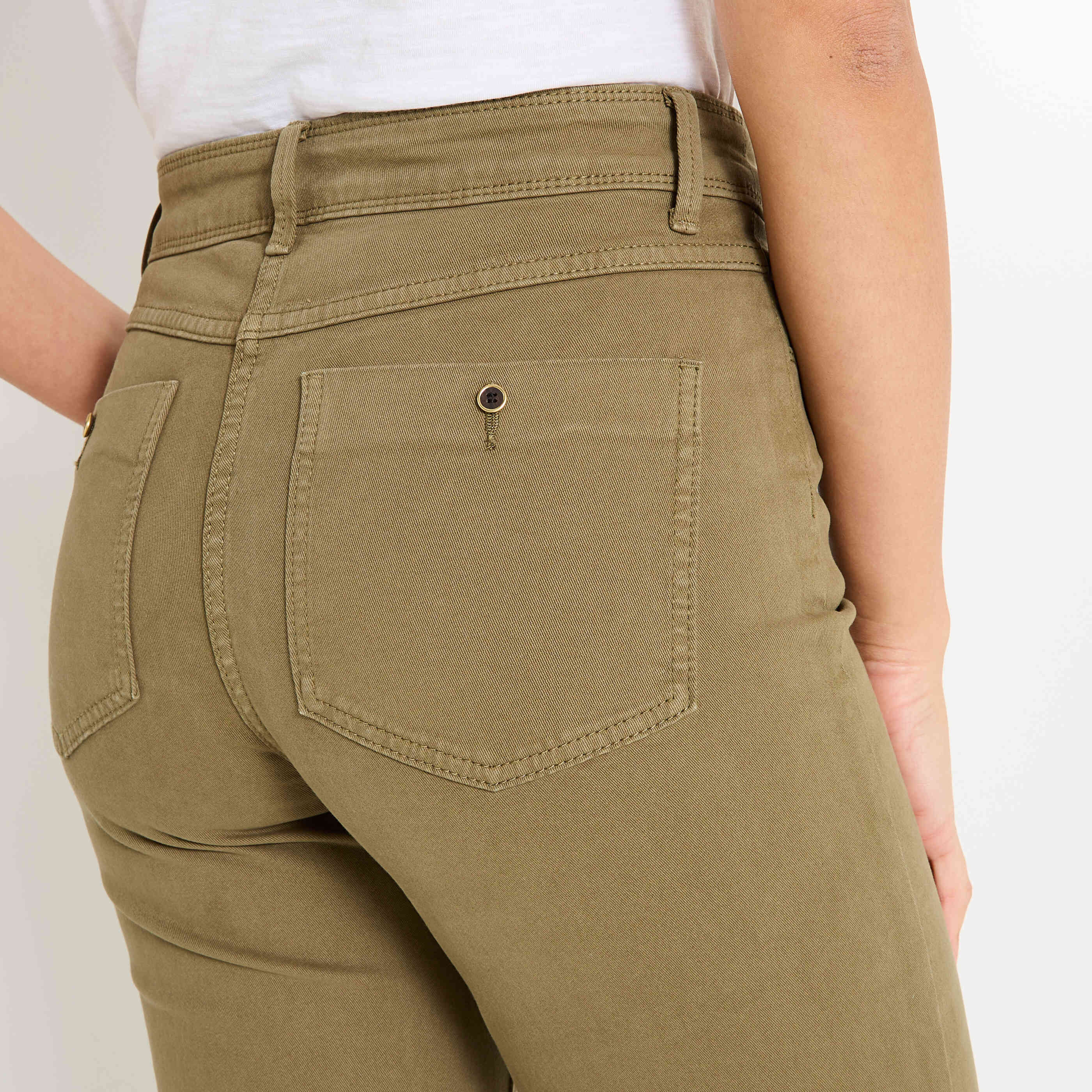 Jean flare raccourci KANSAS RF02 femme