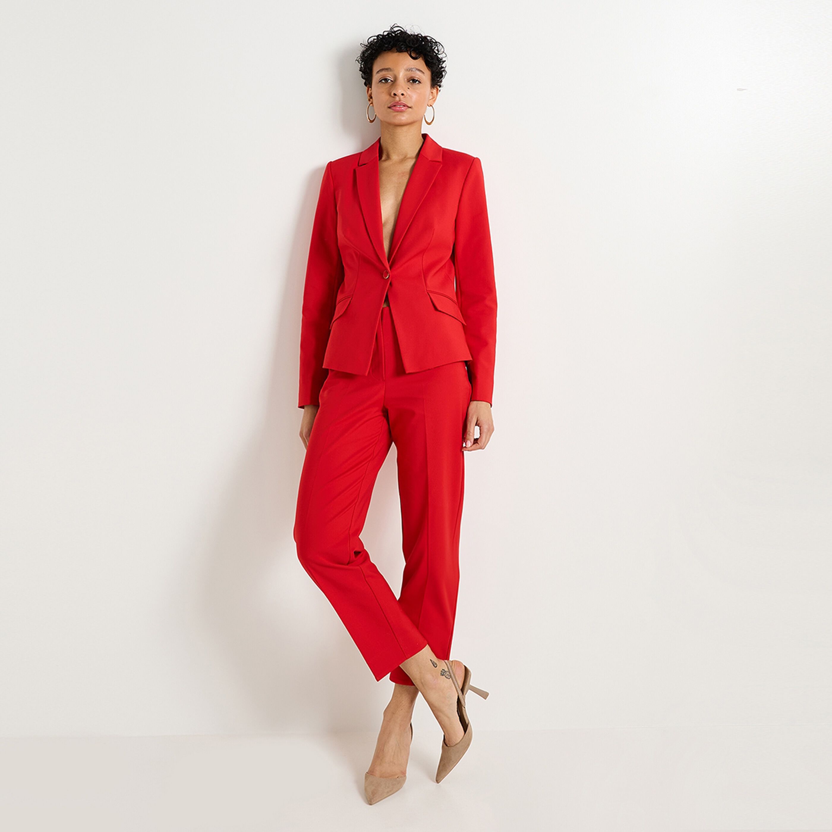 Blazer cintr&eacute; femme