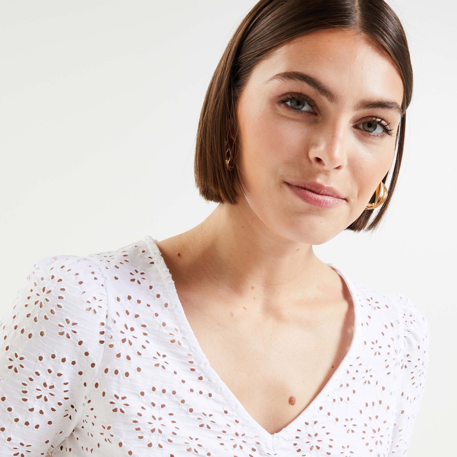 Tshirt ajouré femme