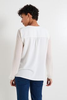 Chemise col V femme