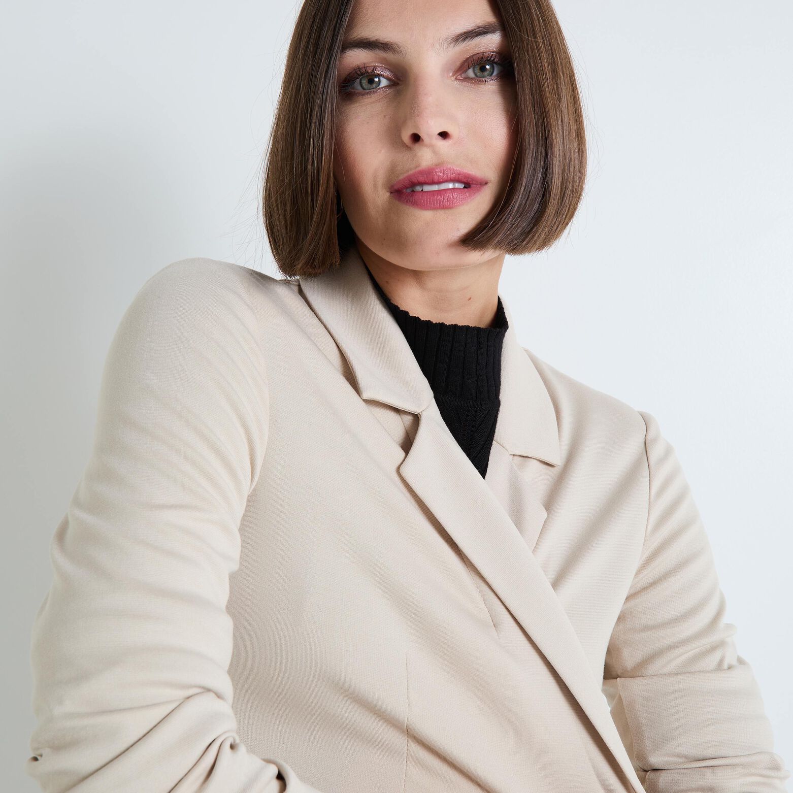 Blazer maille femme