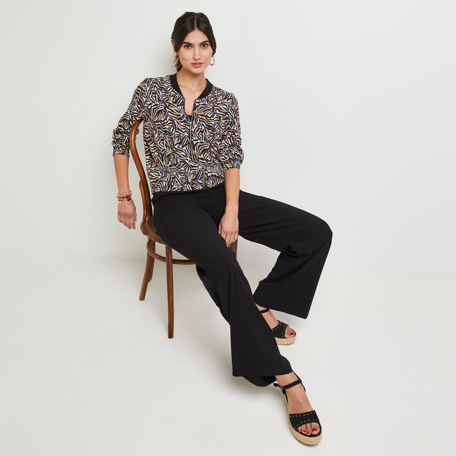Veste imprimée femme