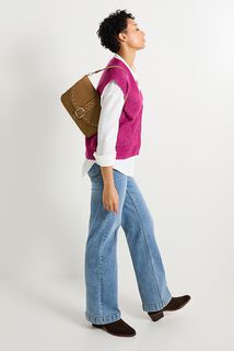 Gilet col V femme