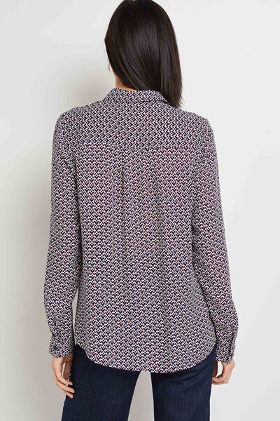Chemise fluide imprimée femme