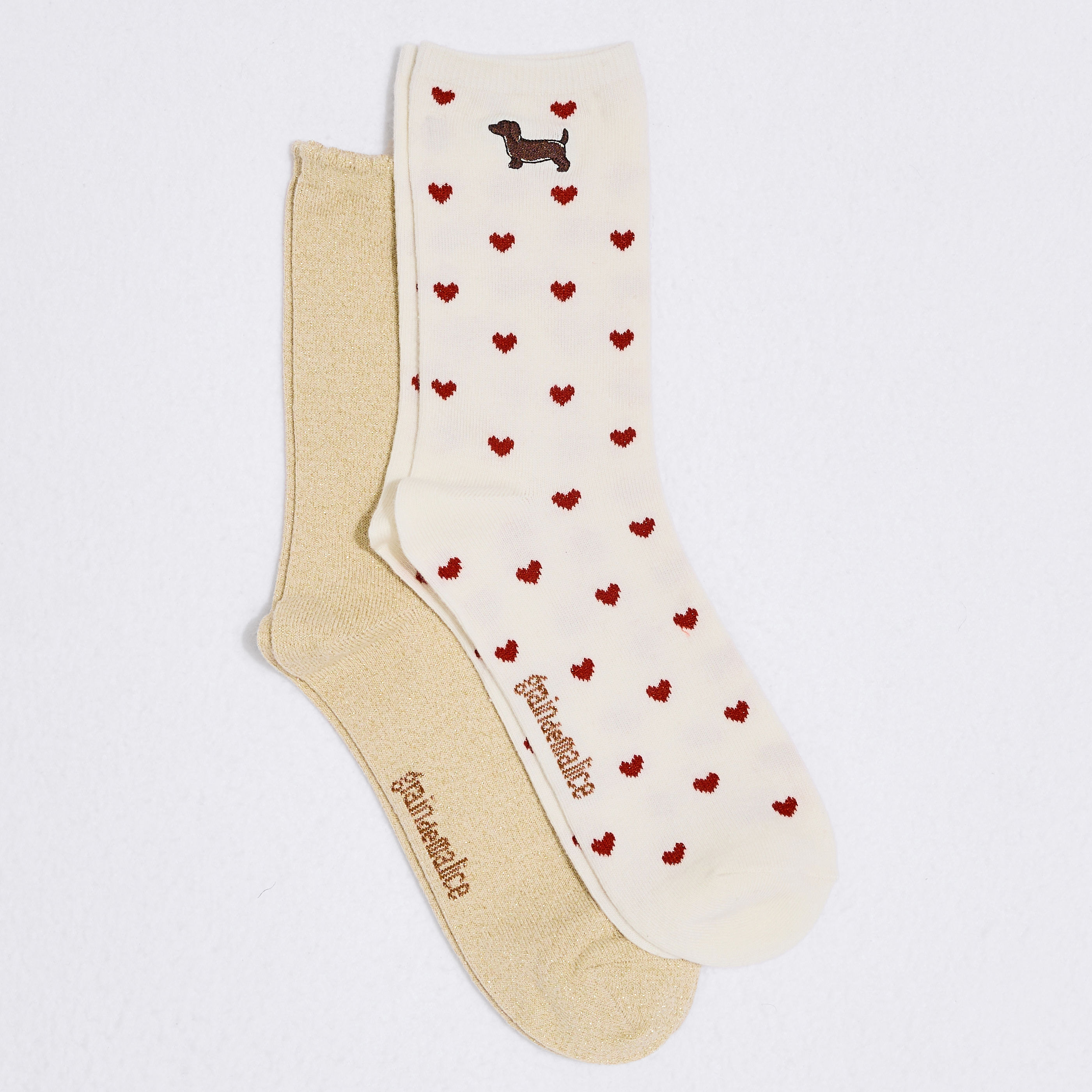 Lot de 2 paires de chaussettes femme