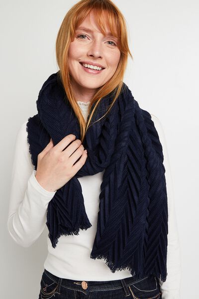 Echarpe plissée femme