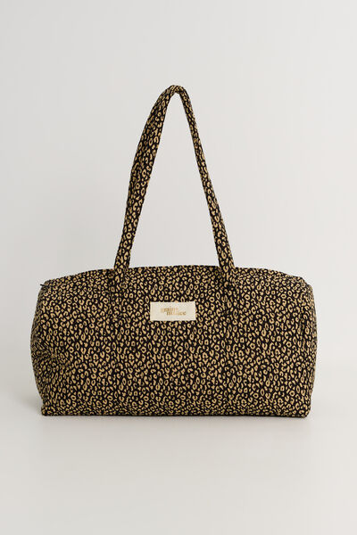 Grand sac imprimé léopard femme
