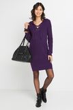 Robe pull à capuche femme