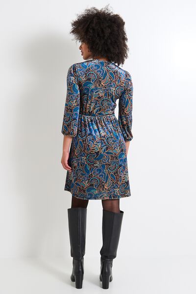 Robe col V femme