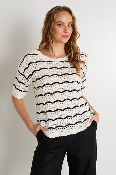 Pull mariniere femme
