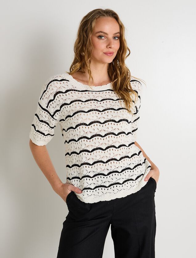 Pull mariniere femme
