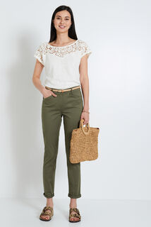 Pantalon chino femme