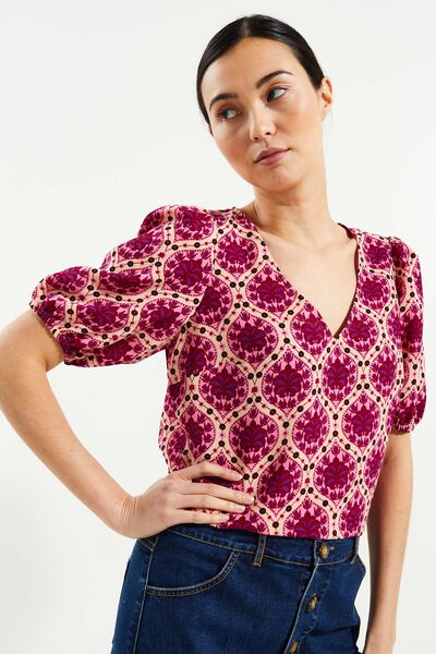 Blouse imprimée femme