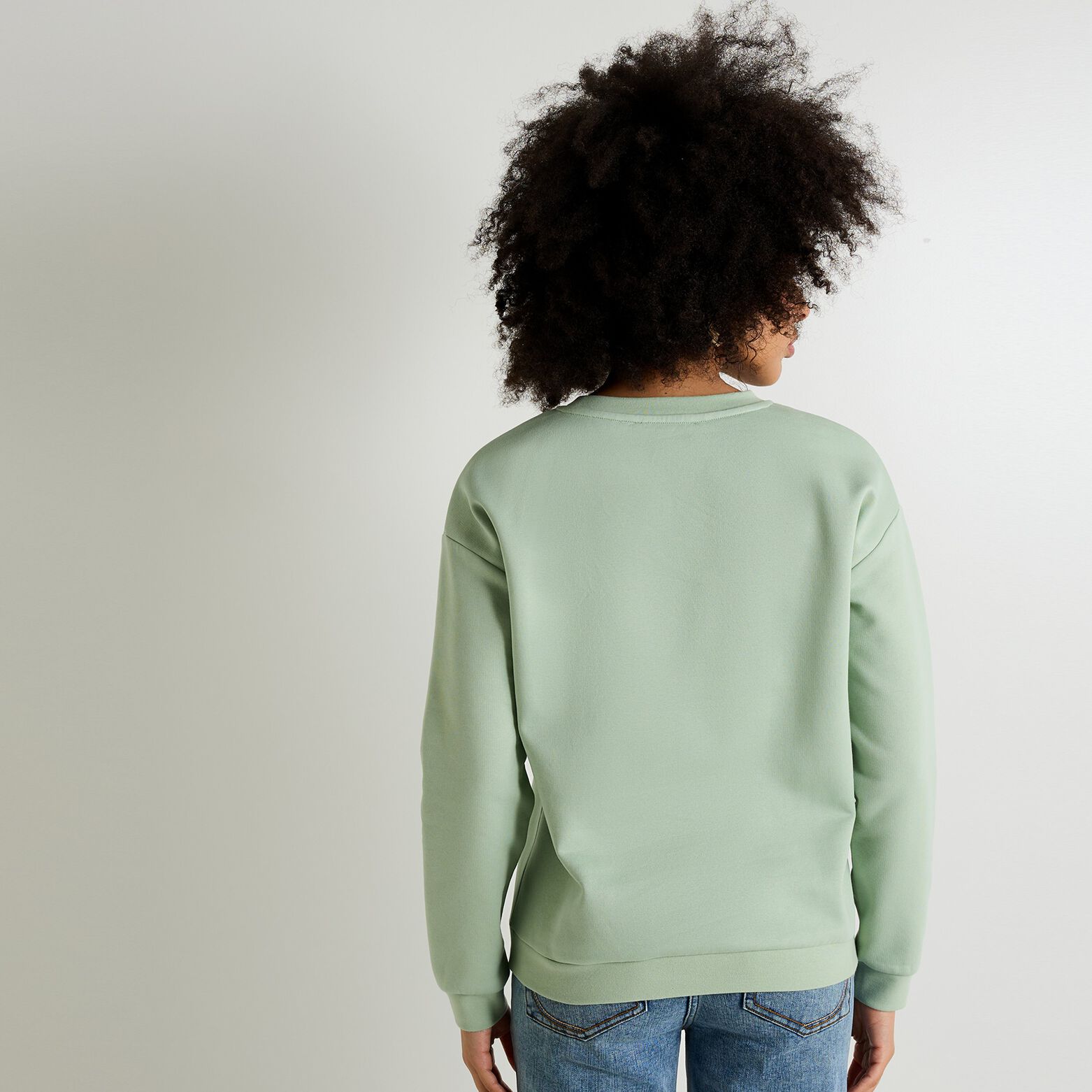 Sweat col rond femme