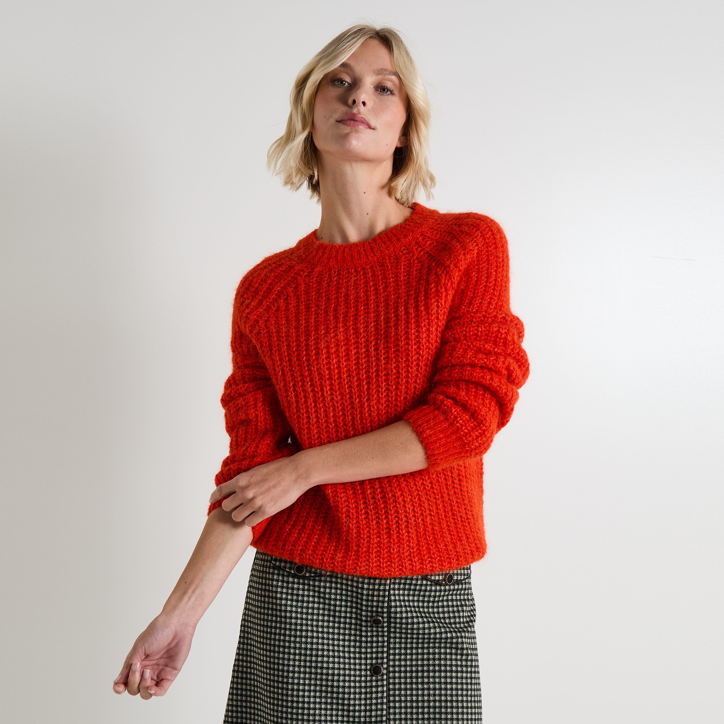 Pull manches longues femme